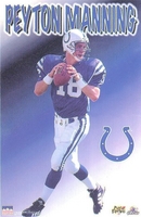 1998 Peyton Manning Indianapolis Colts Original Starline Poster OOP