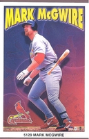 Mark McGwire ST.LOUIS CARDINALS Starline Poster MINI Promo Piece 3x5