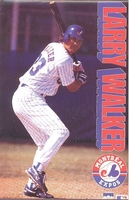 Larry Walker MONTREAL EXPOS Starline Poster MINI Promo Piece 3x5