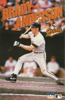 Brady Anderson BALTIMORE ORIOLES Original Starline Poster MINI Promo Piece 3x5