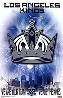2003 Los Angeles Kings Logo Original Starline Poster OOP "We are the Kings"