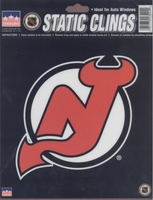 12 New Jersey Devils 6 inch Static Cling Stickers