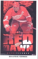 Steve Yzerman DETROIT RED WINGS Red Dawn  Starline Poster MINI Promo Piece 3x5
