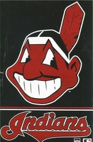 CLEVELAND INDIANS LOGO Original Starline Poster MINI Promo Piece 3x5
