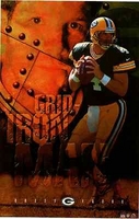2001 Brett Favre Grid Iron Great GB Packers Original Starline Poster OOP