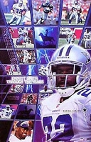 2001 Emmitt Smith through the years  Dallas Cowboys Original Starline Poster OOP