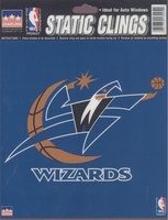 12 Washington Wizards 6 inch Static Cling Stickers