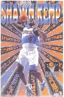 1997 Shawn Kemp Cleveland Cavaliers Glow Original Starline Poster OOP