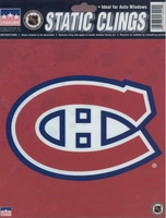 12 Montreal Canadiens 6 inch Static Cling Stickers