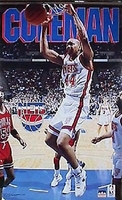 1993 Derek Coleman New Jersey Nets Original Starline Poster OOP