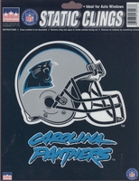12 Carolina Panthers 6 inch Static Cling Stickers