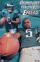 2000 Philadelphia Eagles Donovan McNabb Rookie Original Starline Poster OOP