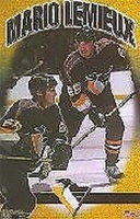 2000 Mario Lemieux Pittsburgh Penguins Original Starline Poster OOP