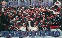 1996 Colorado Avalanche Stanley Cup Champs Original Starline Poster OOP