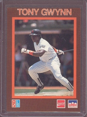 1989 STARLINE PROMO Tony Gwynn PADRES Dominos