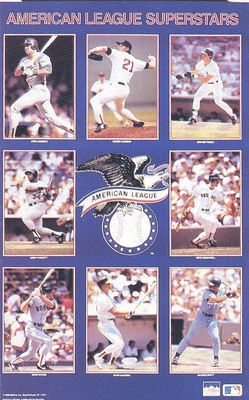 Brett Mattingly Clemens Puckett AL STARS Starline Poster MINI Promo Piece 3x5