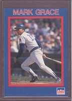 1989 STARLINE PROMO Mark Grace CUBS Starline Logo