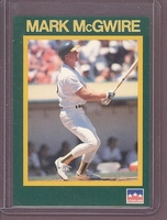 1989 STARLINE PROMO Mark McGwire ATHLETICS Starline