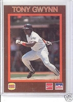 1989 STARLINE PROMO Tony Gwynn PADRES Burger King