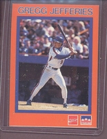 1989 STARLINE PROMO Gregg Jefferies METS Coca Cola