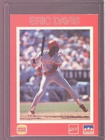 1989 STARLINE PROMO Eric Davis REDS Burger King