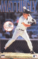Don Mattingly NEW YORK YANKEES Starline Poster MINI Promo Piece 3x5