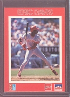 1989 STARLINE PROMO Eric Davis REDS Dominos