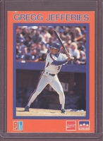 1989 STARLINE PROMO Gregg Jefferies METS Dominos