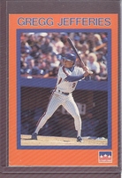 1989 STARLINE PROMO Gregg Jefferies METS Starline Logo