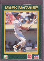 1989 STARLINE PROMO Mark McGwire ATHLETICS 7-11