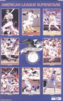 Brett Mattingly Clemens Puckett AL STARS Starline Poster MINI Promo Piece 3x5